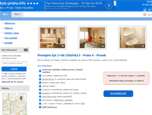 Tablet Screenshot of byty-praha.info
